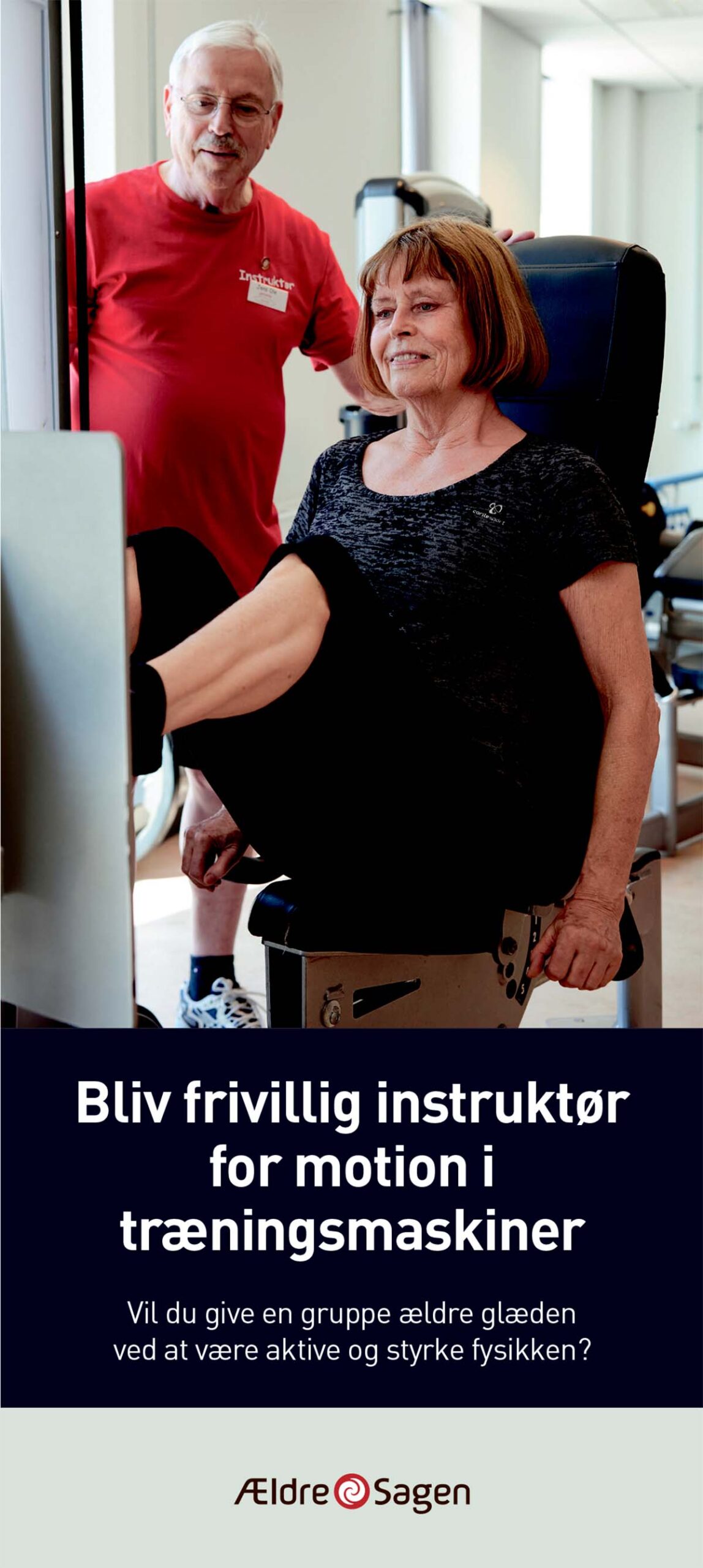 Bliv frivillig instruktør for motion i træningsmaskiner
