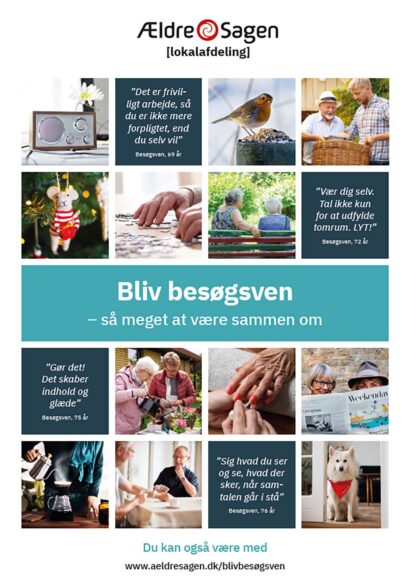 Bliv besøgsven – A3 plakat til rekruttering