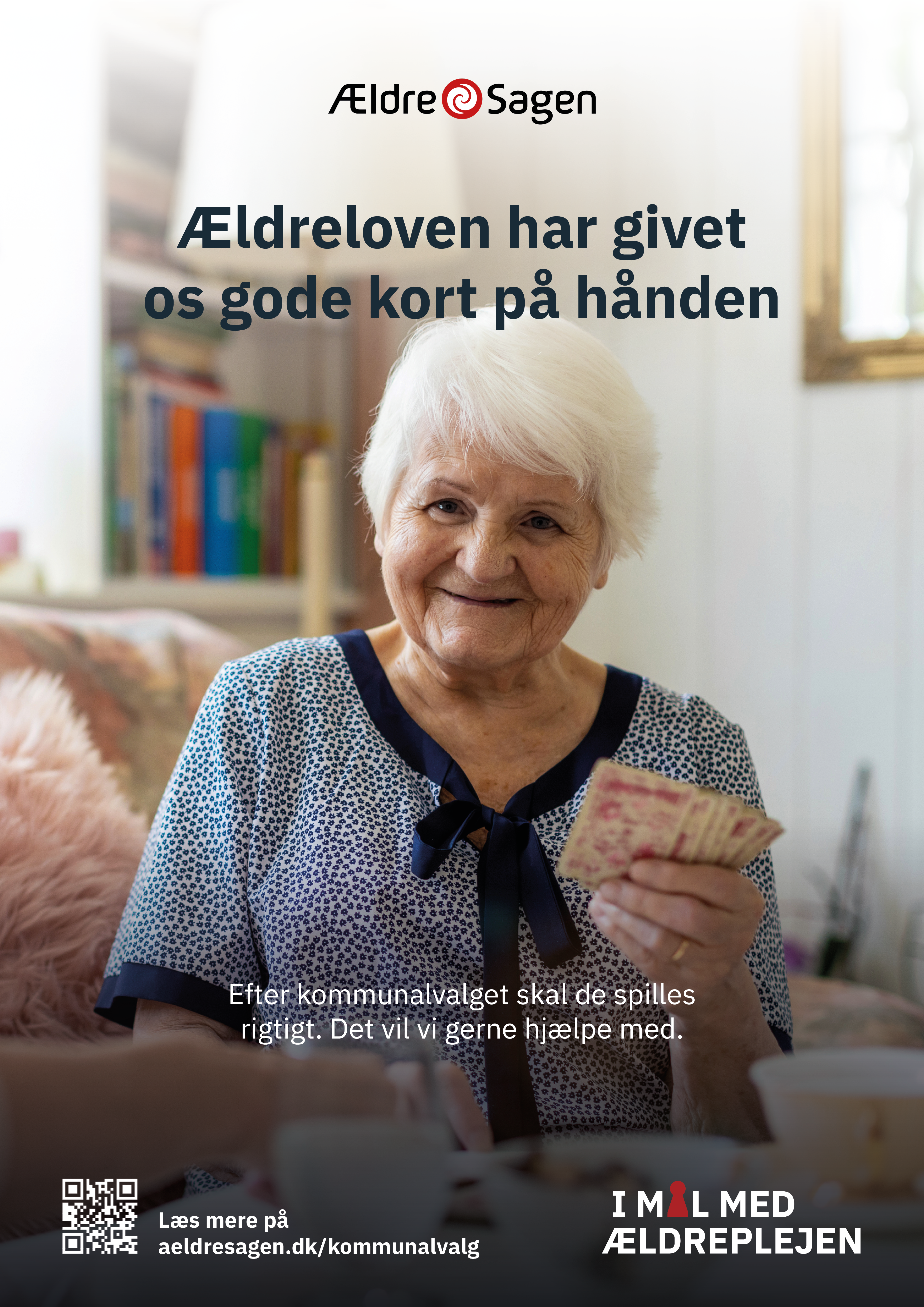 Plakat: Ældreloven har givet os gode kort på hånden