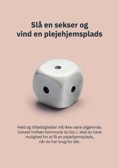 Postkort: Slå en sekser og vind en plejehjemsplads
